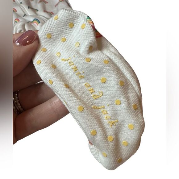 NWT Janie and Jack Zipper Rainbow Sleeper (6-12 Months) - Picture 6 of 7